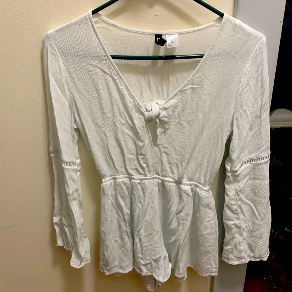 White size 2 romper